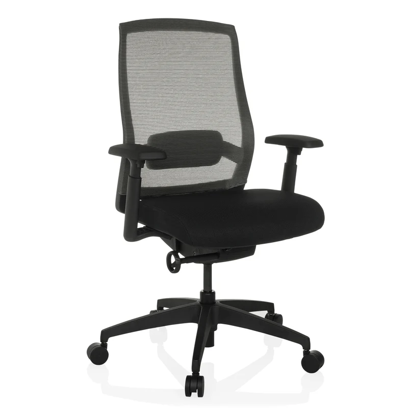 B-Ware hjh OFFICE Bürostuhl Drehstuhl Stuhl COLORE Netzstoff Sitz schwarz Profi