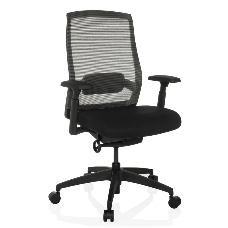 B-Ware hjh OFFICE Bürostuhl Drehstuhl Stuhl COLORE Netzstoff Sitz schwarz Profi