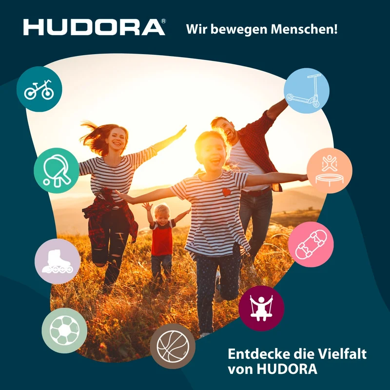 B-Ware HUDORA Fabian Pro Turnreck für Outdoor, verstellbar, max. 100 kg, grau