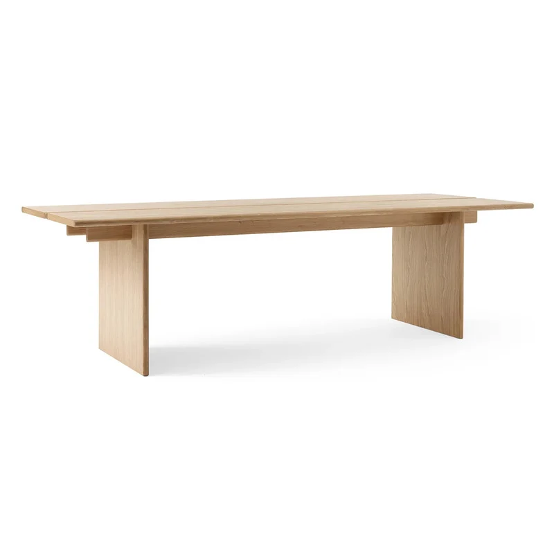 B-Ware &Tradition Esstisch Tisch Essmöbel Eiche Natur 260x95 cm MDF Eichenfurnier Möbel
