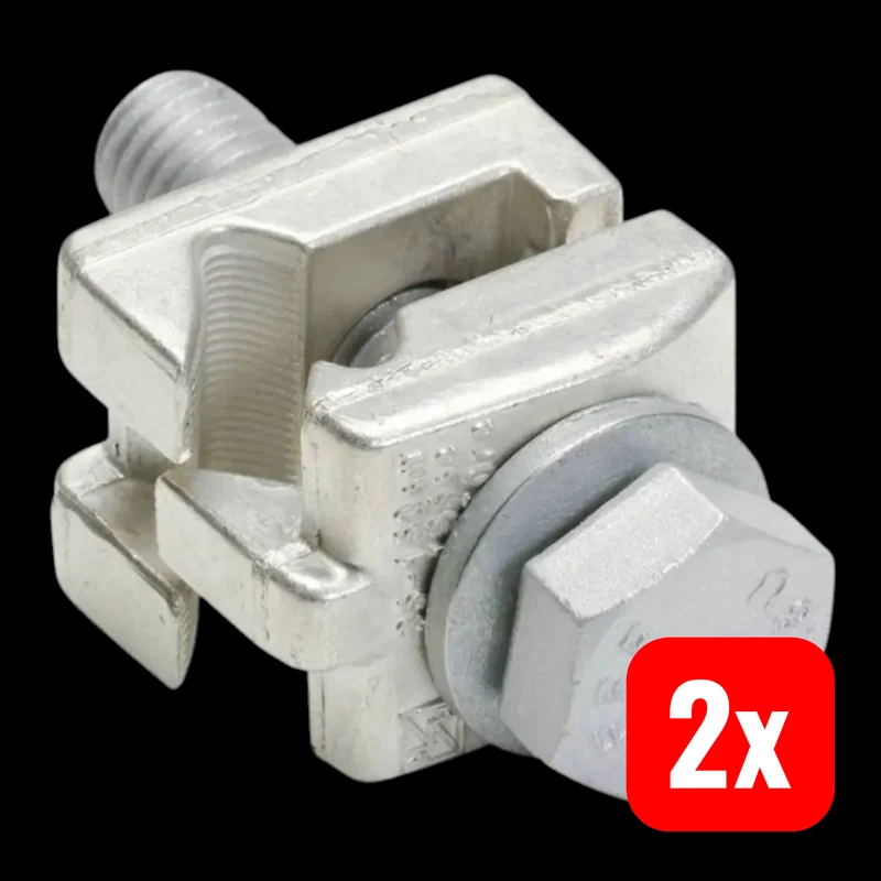 B-Ware Hager Schalenklemme Klemme M12x55 Zähleranschlusssäule Anschlusszubehör 2 STÜCK