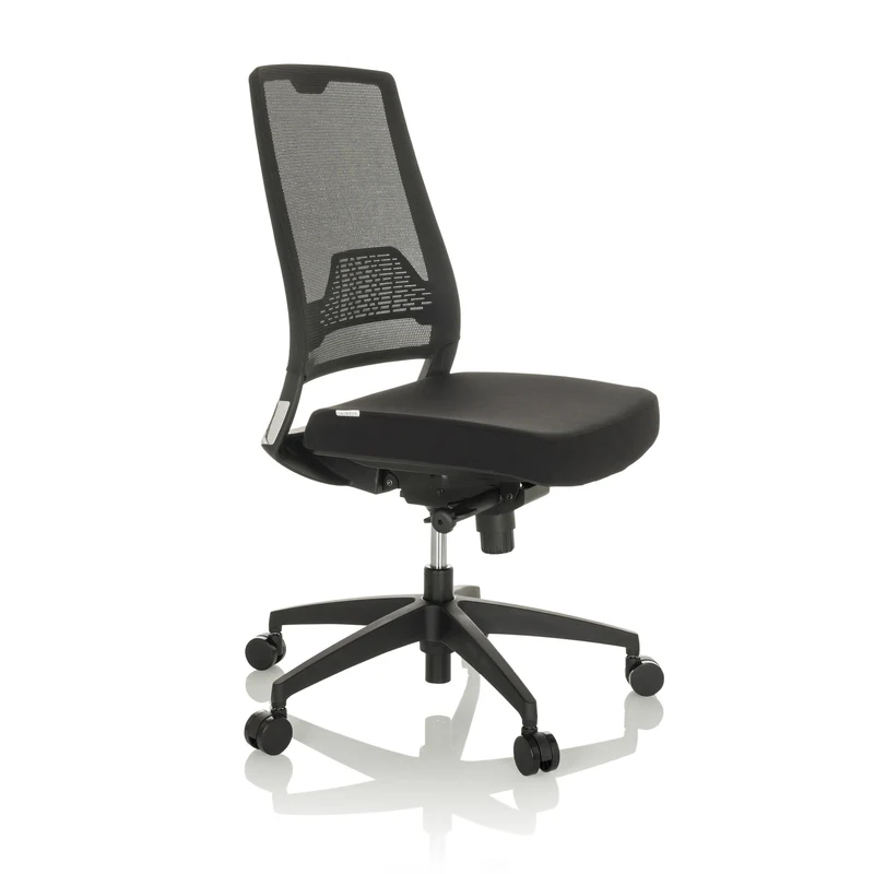 B-Ware hjh OFFICE Bürostuhl Chefsessel Drehstuhl Netzstoff Lendenstütze schwarz