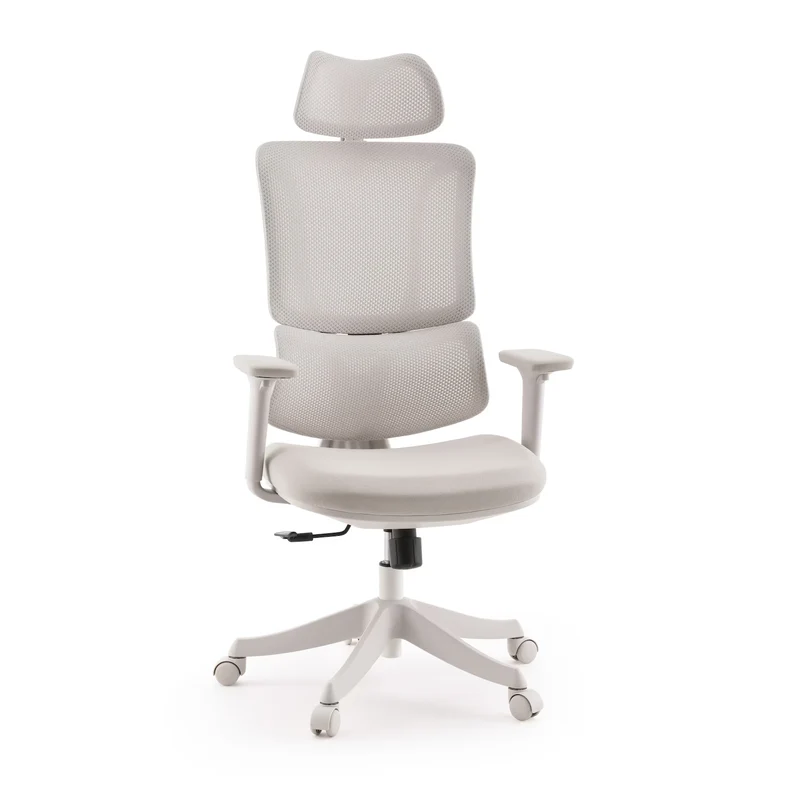 B-Ware MyBuero Bürostuhl Drehstuhl Ergomy Stuhl 3D Netzstoff Sitz Stoff beige