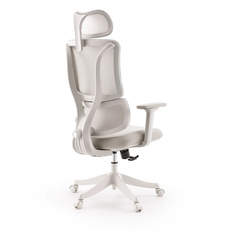B-Ware MyBuero Bürostuhl Drehstuhl Ergomy Stuhl 3D Netzstoff Sitz Stoff beige