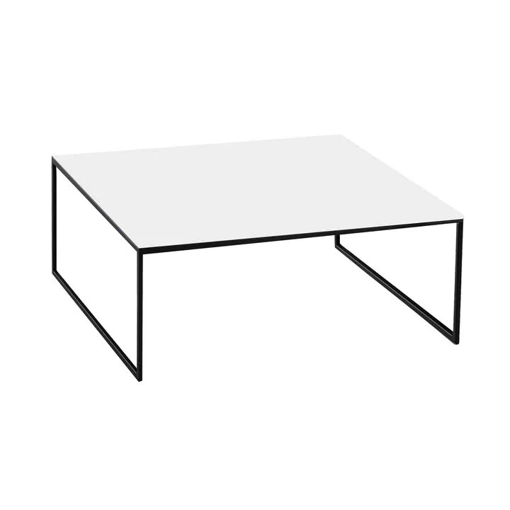 B-Ware Hans Hansen Less Couchtisch Sofatisch Beistelltisch Kaffeetisch Schwarz Weiß