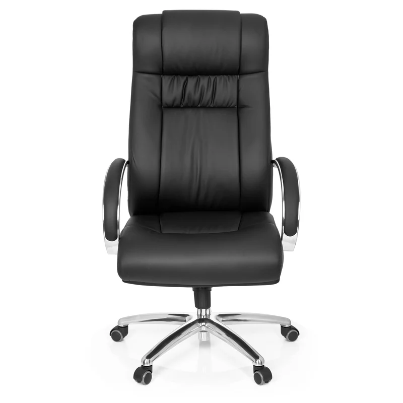 B-Ware hjh OFFICE Chefsessel Stuhl XXL G 600 Kunstleder schwarz Armlehnen Drehstuhl