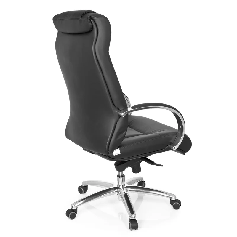 B-Ware hjh OFFICE Chefsessel Stuhl XXL G 600 Kunstleder schwarz Armlehnen Drehstuhl