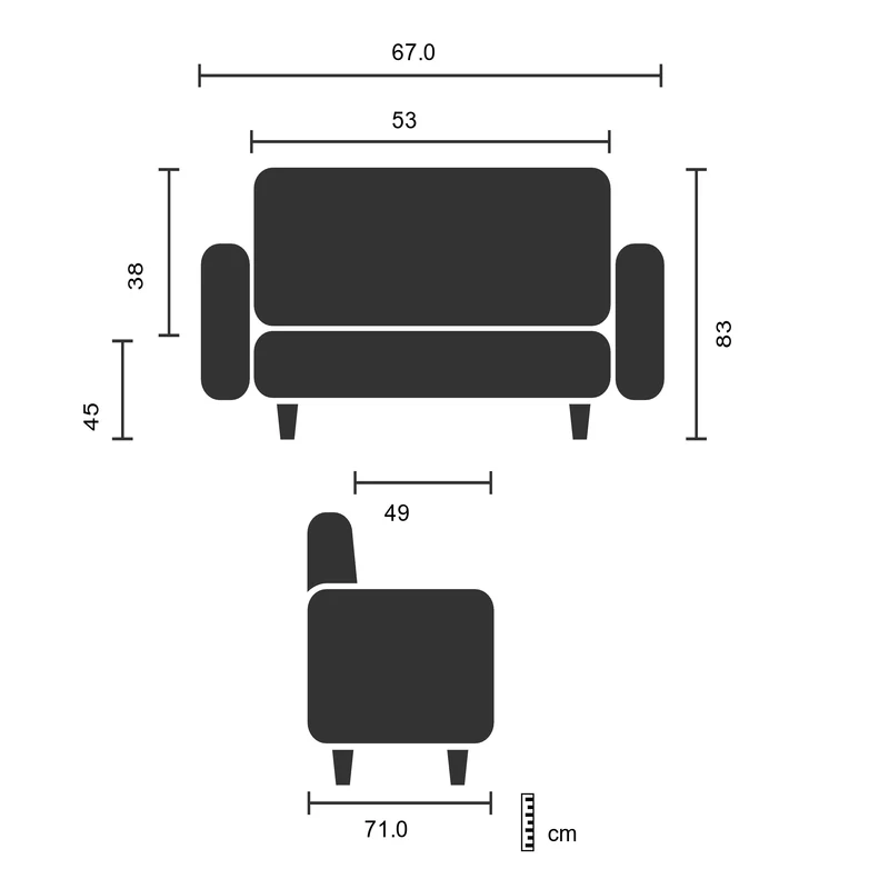 B-Ware hjh OFFICE Loungesessel Loungesofa BALI BLACK Kunstleder Sessel schwarz