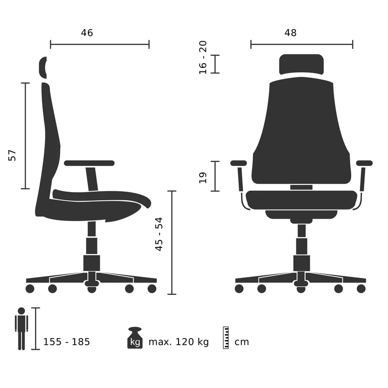 B-Ware hjh OFFICE Bürostuhl Drehstuhl Stuhl Netzstoff Kopfstütze Synchronmechanik
