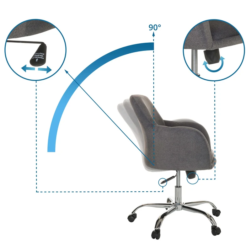 B-Ware hjh OFFICE SOLAO 300 Bürostuhl Drehstuhl Schalenstuhl Schreibtischstuhl Stuhl359