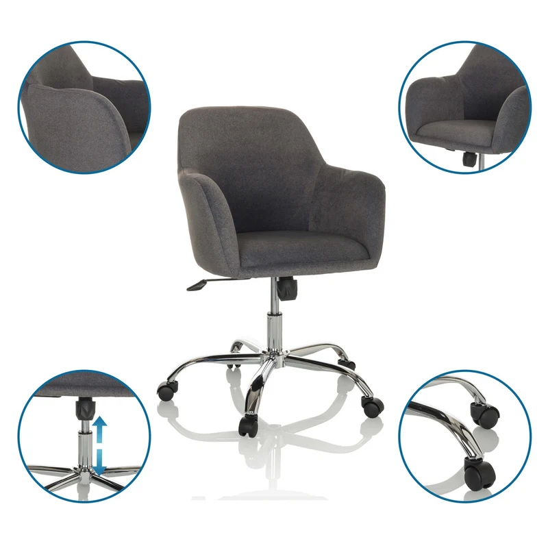 B-Ware hjh OFFICE SOLAO 300 Bürostuhl Drehstuhl Schalenstuhl Schreibtischstuhl Stuhl359