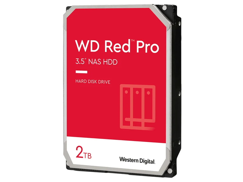 B-Ware WESTERN DIGITAL Festplatte Laufwerk HDD NAS Rot 2 TB Red Pro WD2002FFSX 7200 RPM