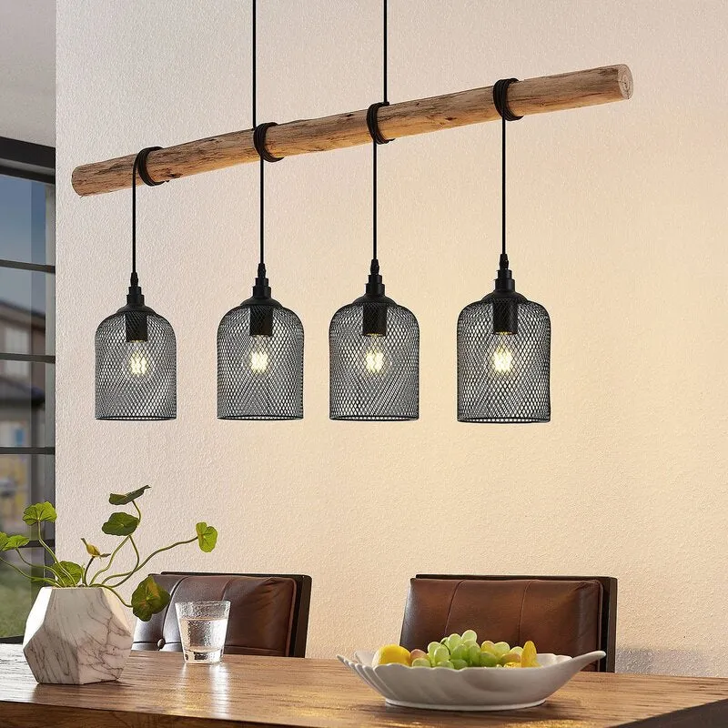 B-Ware Lindby Elrond Hängeleuchte Deckenlampe Pendelleuchte Lampe Leuchte E27 4 Flam984