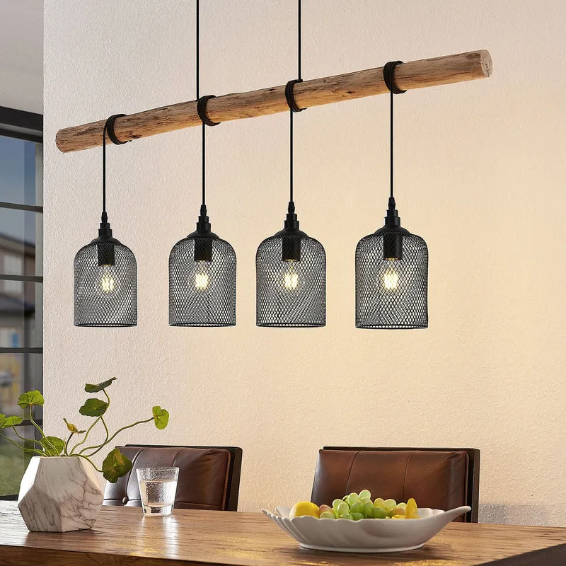 B-Ware Lindby Elrond Hängeleuchte Deckenlampe Pendelleuchte Lampe Leuchte E27 4 Flam984