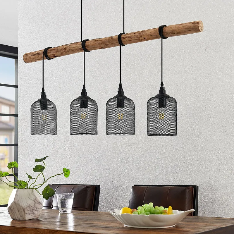 B-Ware Lindby Elrond Hängeleuchte Deckenlampe Pendelleuchte Lampe Leuchte E27 4 Flam984
