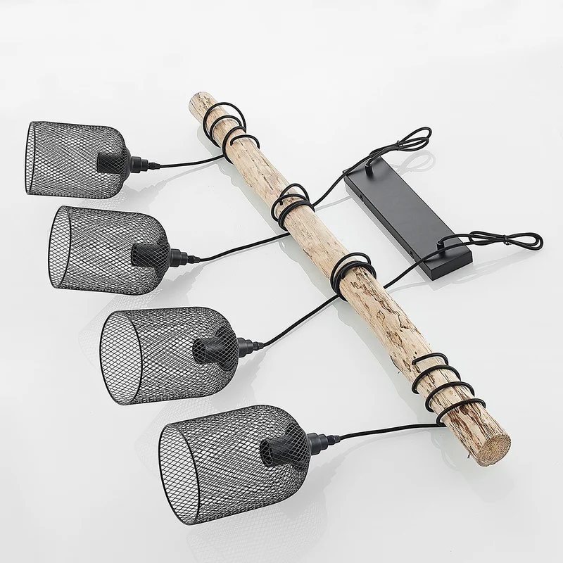B-Ware Lindby Elrond Hängeleuchte Deckenlampe Pendelleuchte Lampe Leuchte E27 4 Flam984
