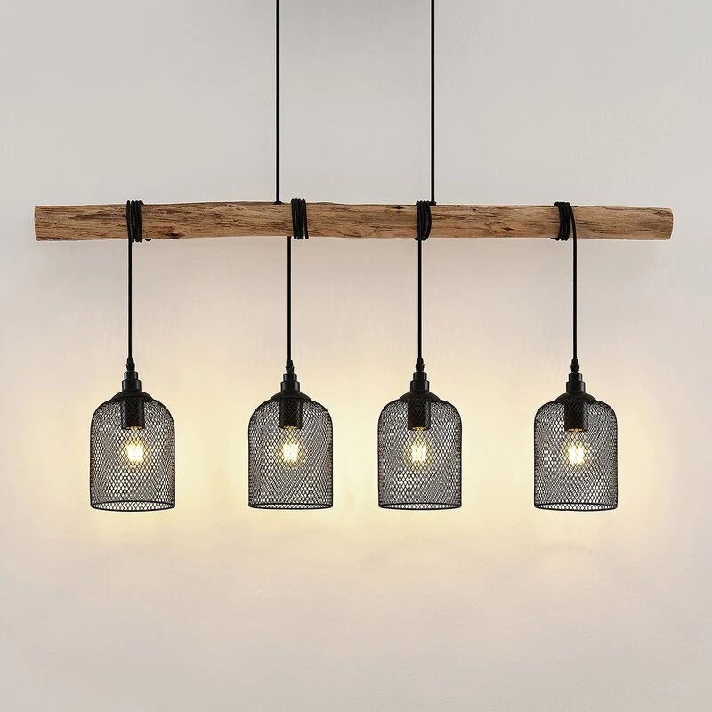 B-Ware Lindby Elrond Hängeleuchte Deckenlampe Pendelleuchte Lampe Leuchte E27 4 Flam984