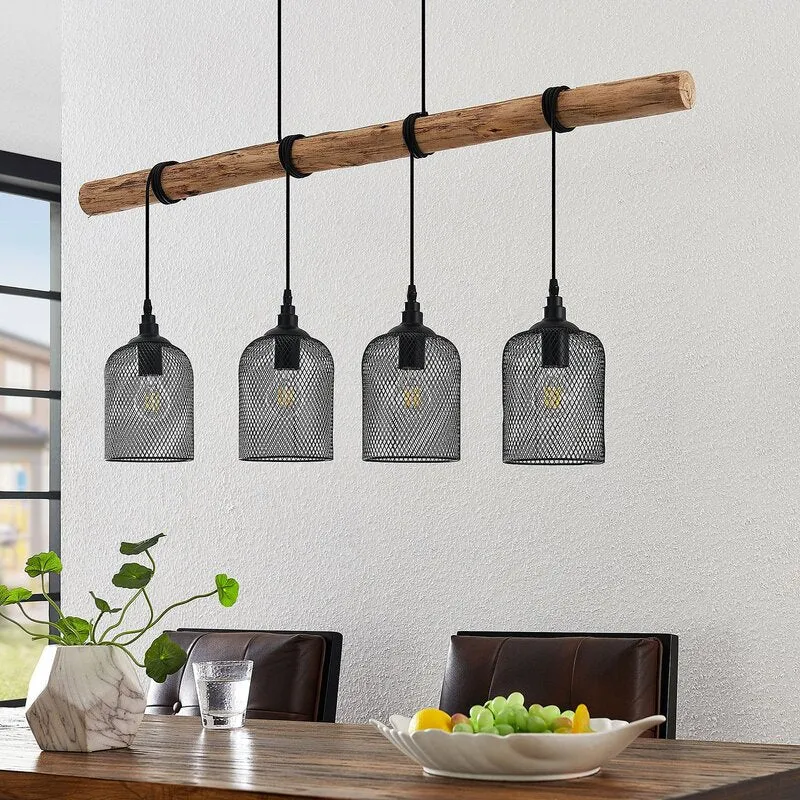 B-Ware Lindby Elrond Hängeleuchte Deckenlampe Pendelleuchte Lampe Leuchte E27 4 Flam984