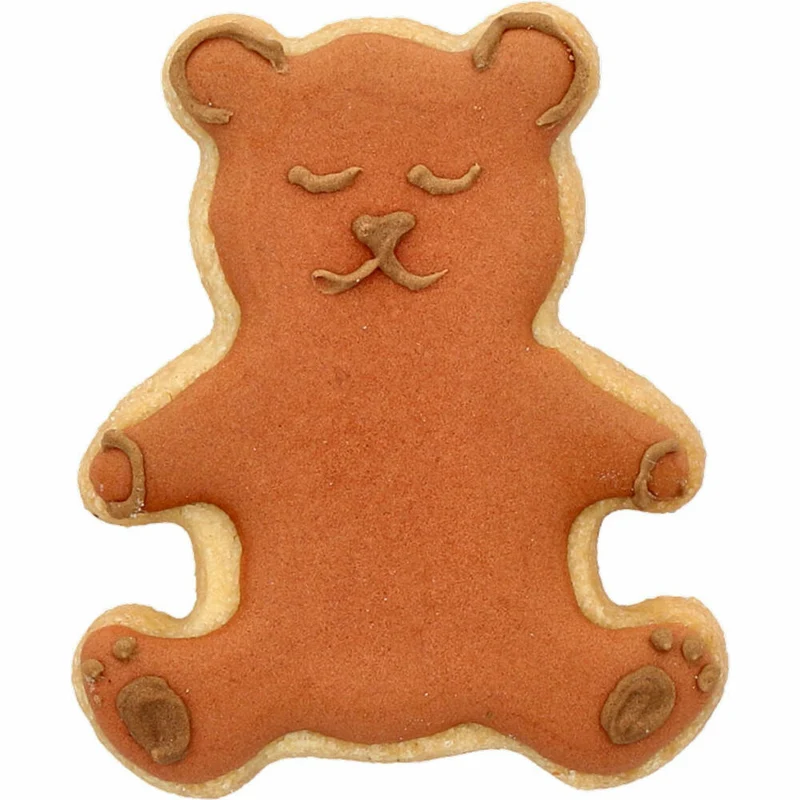 Birkmann Ausstechform Teddybär, Ausstecher, Plätzchenform, Keks, Plätzchen, Edelstahl, 6.5 cm, 189898
