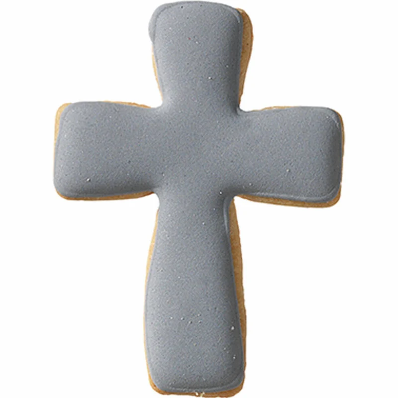 Birkmann Ausstechform Kreuz, Ausstecher, Plätzchenform, Keks, Plätzchen, Weißblech, 6 cm, 123359