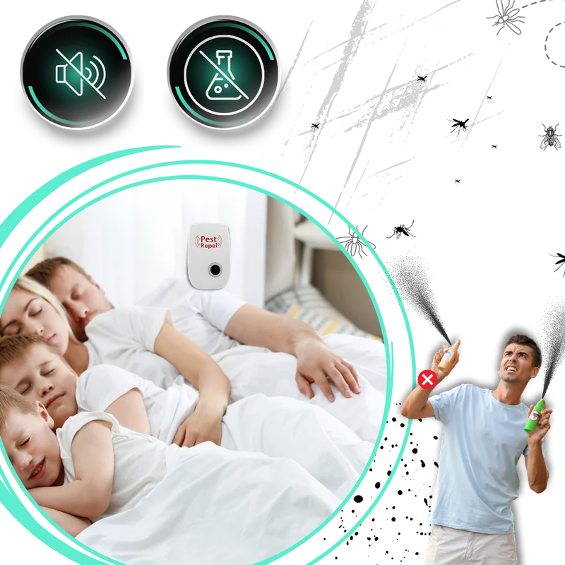 Répulsif Ultrason Énergétique pour Désinsectisation
