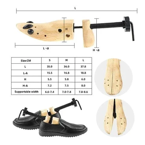 Élargisseur de chaussures FlexWood pour confort ajusté