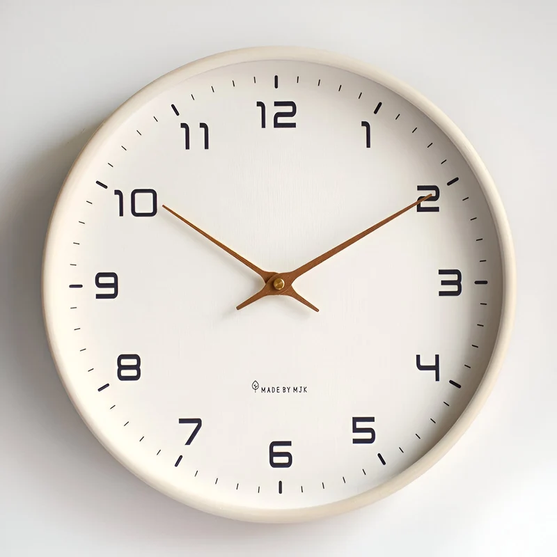 Horloge Murale Bois Ronde Nordique