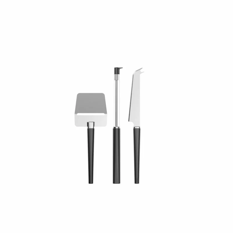 Rosti Käse-Set Emma Black 3-tlg., Käseschneider, PP-Kunststoff, Schwarz, 32544