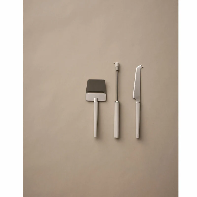 Rosti Käse-Set Emma Humus 3-tlg., Käseschneider, PP-Kunststoff, Braun, 32546