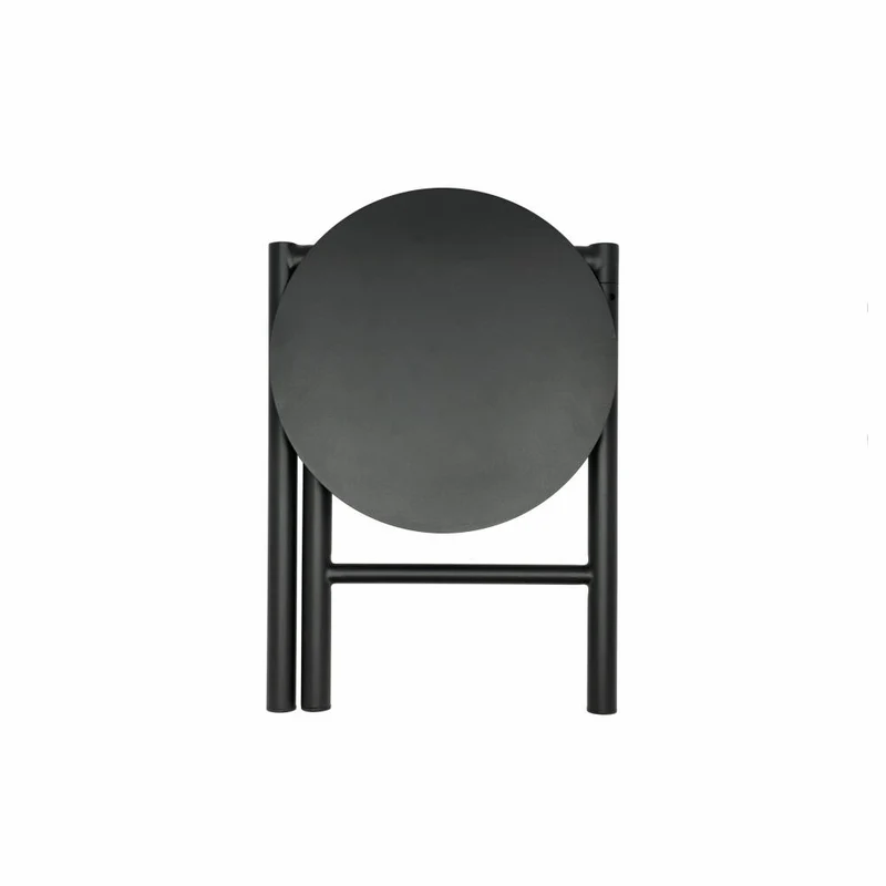 Zone Denmark Schemel Disc Black, Sitzhocker, Hocker, Stahl, Schwarz, 45 cm, 32237