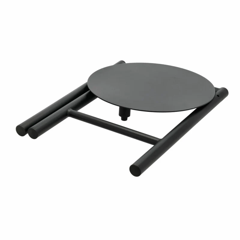 Zone Denmark Schemel Disc Black, Sitzhocker, Hocker, Stahl, Schwarz, 45 cm, 32237