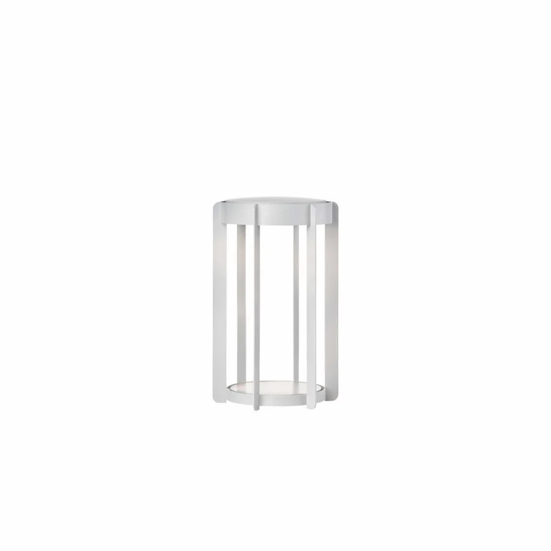Zone Denmark LED-Laterne Firefly Soft Grey, Leuchte, Aluminium, Grau, 30 cm, 32314