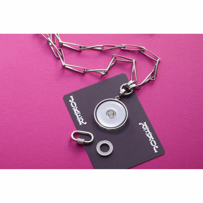 Leonardo Jewels Anhänger Dorma Clip&Mix, Schmuckanhänger, Kettenanhänger, Edelstahl, Glasperlen, 024370