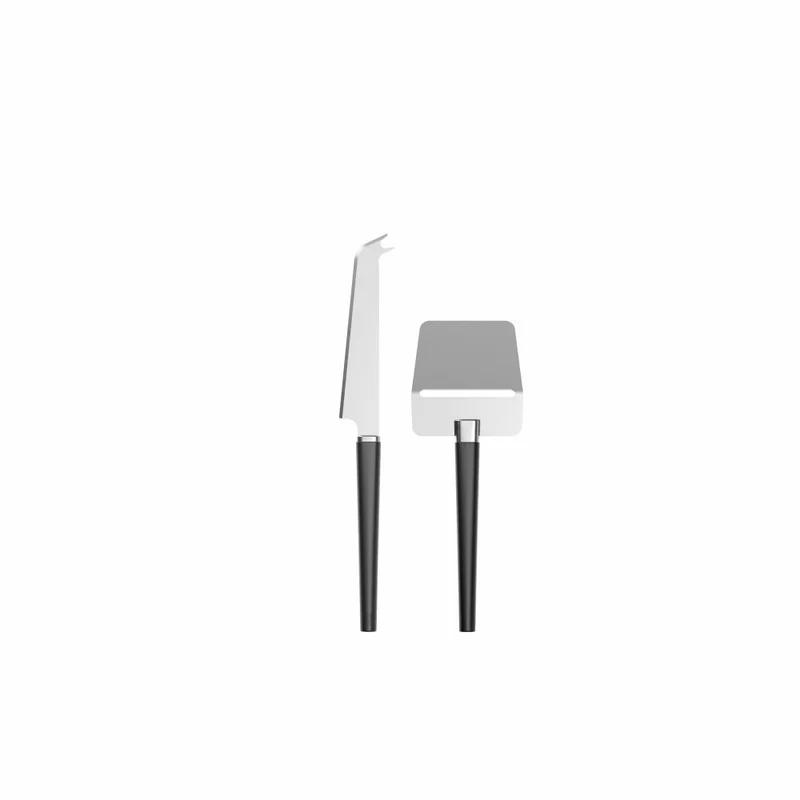 Rosti Käse-Set Emma Black 2-tlg., Käsemesser, Käsemesser, PP-Kunststoff, Schwarz, 34062
