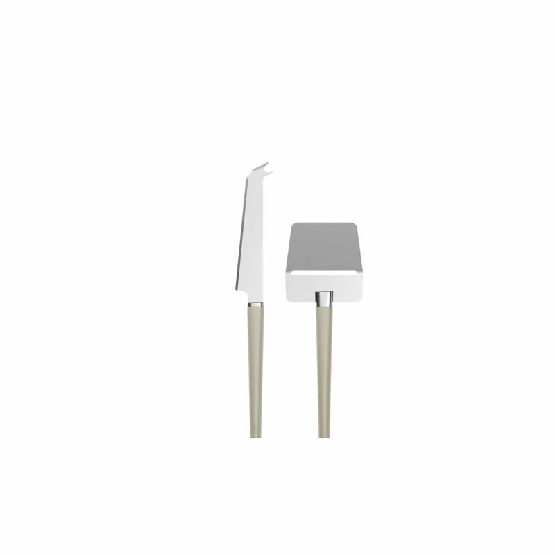 Rosti Käse-Set Emma Humus 2-tlg., Käsemesser, Käsemesser, PP-Kunststoff, Braun, 34064