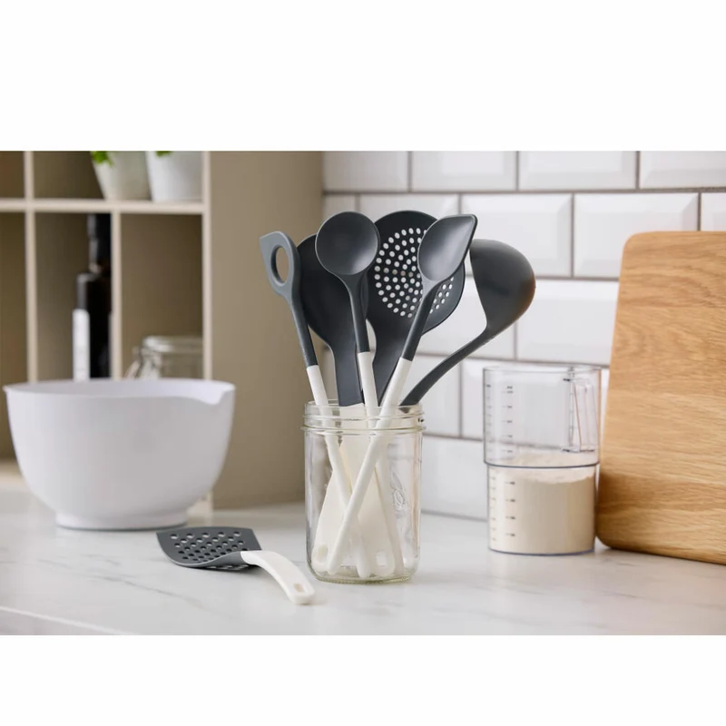 Rosti Kochlöffel New Optima, Küchenhelfer, Nylon, Weiß, 30 cm, 32141