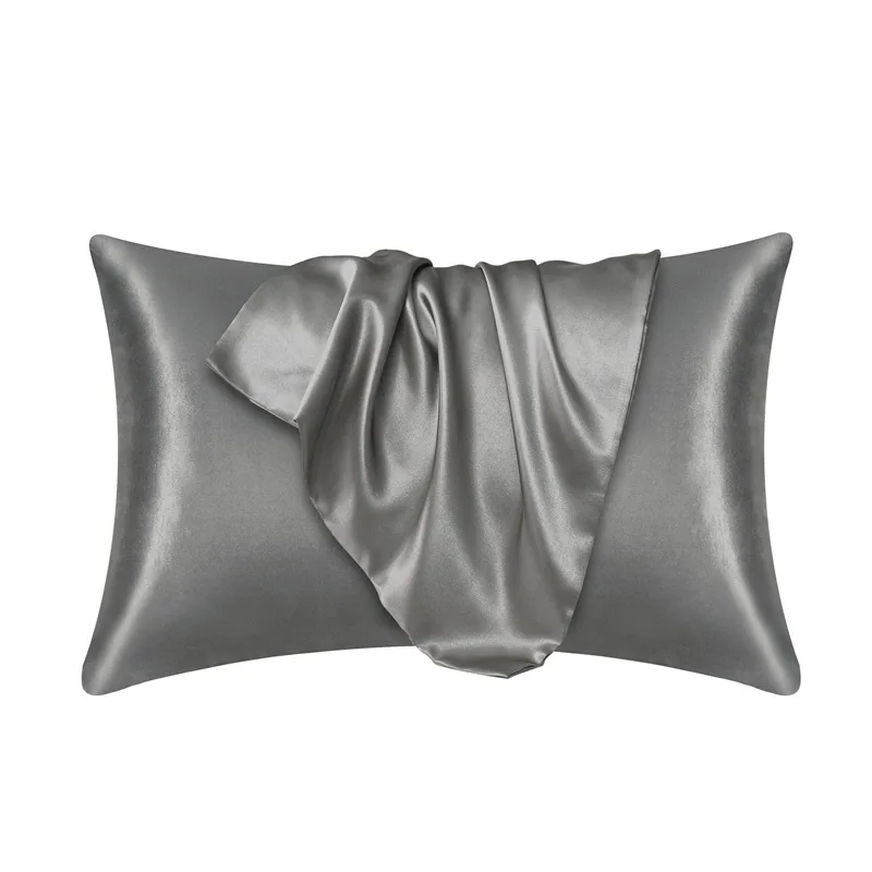 Taie d'Oreiller Effet Soie - Luxe & Confort