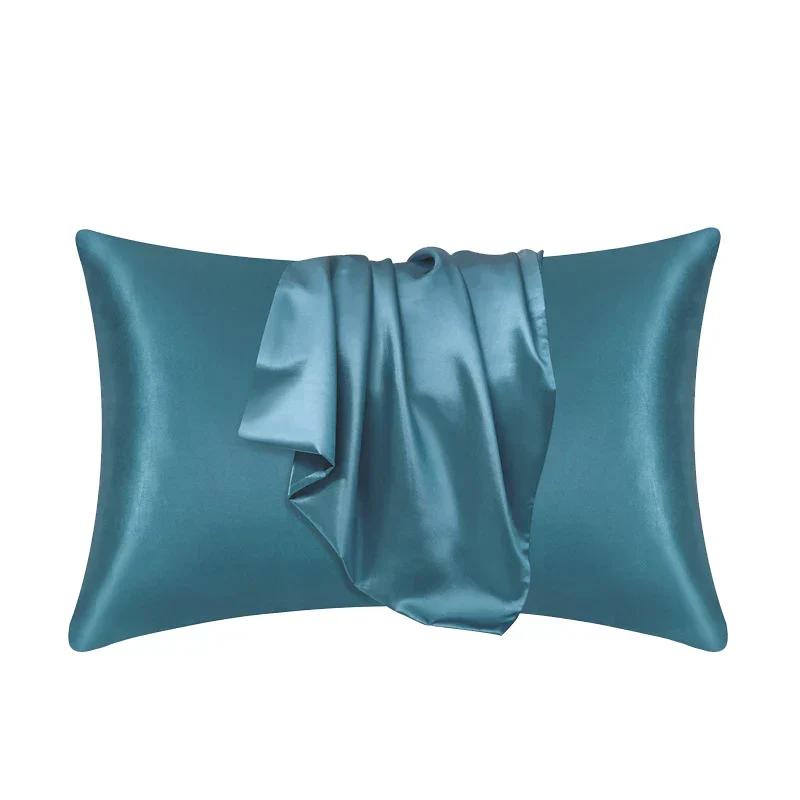 Taie d'Oreiller Effet Soie - Luxe & Confort