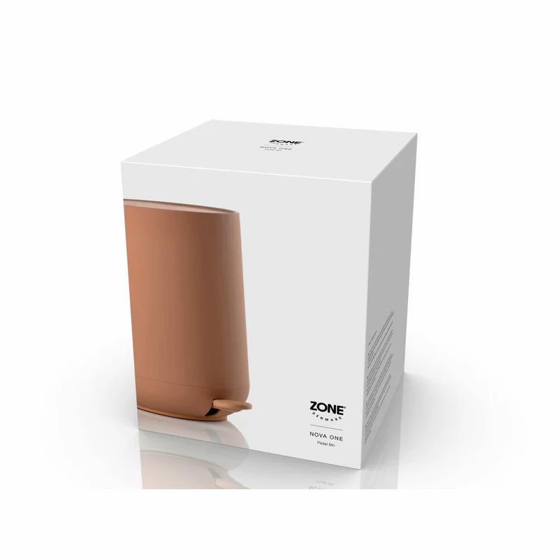 Zone Denmark Pedaleimer Nova Mandarine, Abfalleimer, Mülleimer, ABS-Kunststoff, Orange, 5 L, 33281