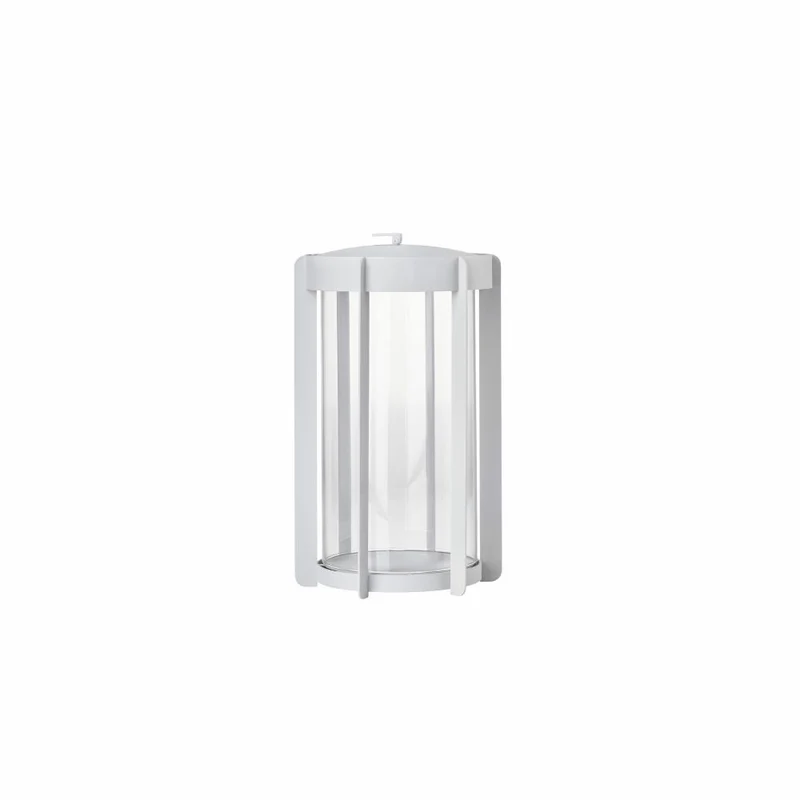 Zone Denmark Laterne Firefly Soft Grey, Windlicht, Stahl, Grau, 35 cm, 32316