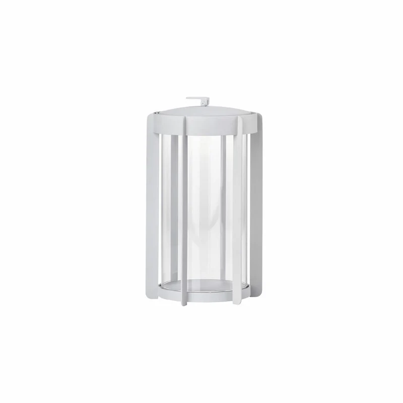 Zone Denmark Laterne Firefly Soft Grey, Windlicht, Stahl, Grau, 25 cm, 32318