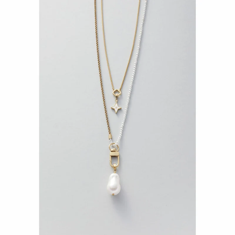 Leonardo Jewels Anhänger gold Wilma Clip&Mix, Schmuckanhänger, Kettenanhänger, Edelstahl IP gold, Perle , 024420