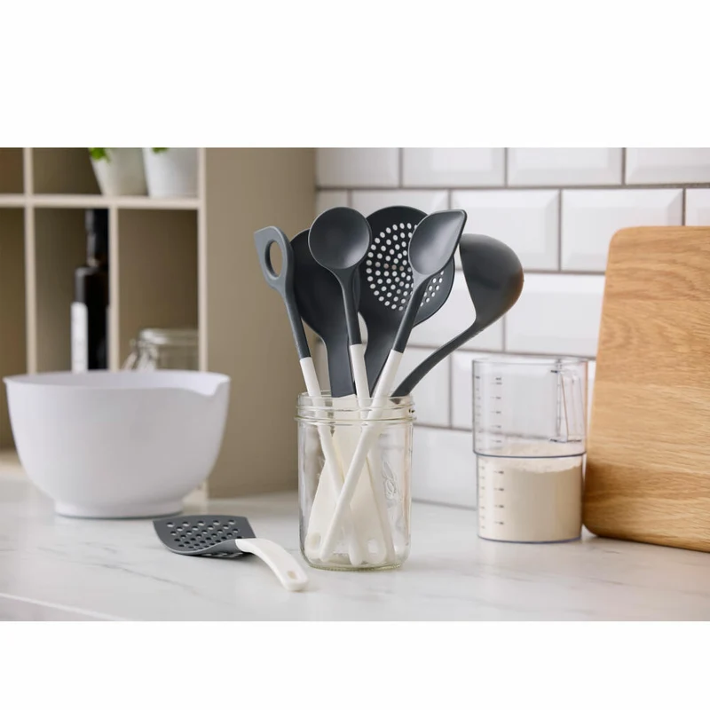Rosti Kochlöffel New Optima, Küchenhelfer, Nylon, Weiß, 31 cm, 32146