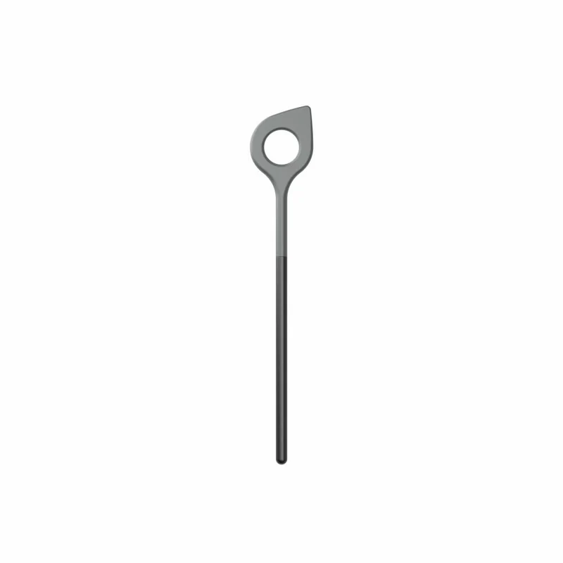 Rosti Kochlöffel mit Loch New Optima, Küchenhelfer, Nylon, Schwarz, 31 cm, 32152