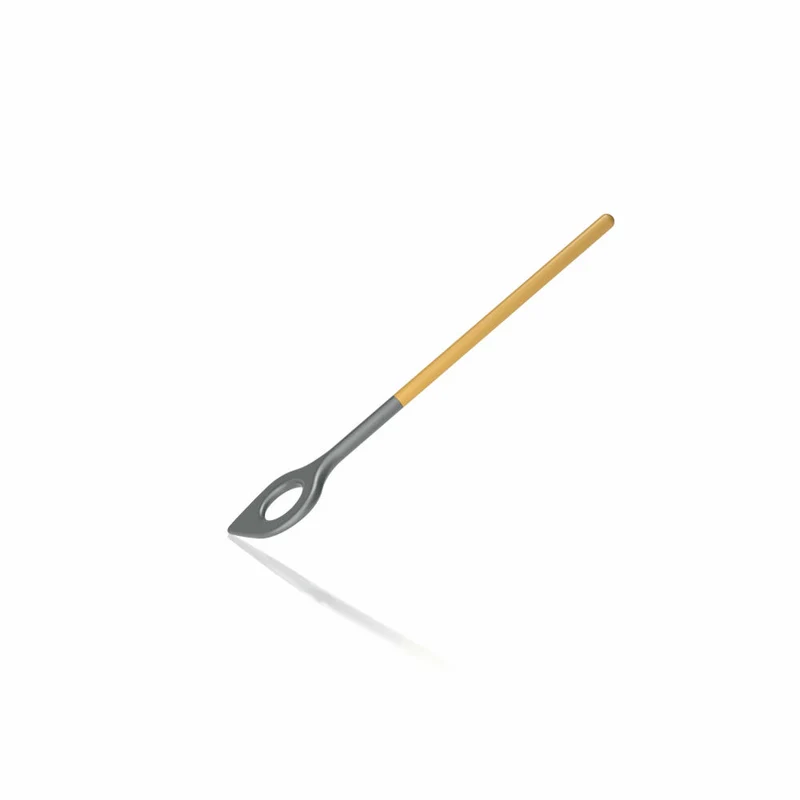 Rosti Kochlöffel mit Loch New Optima Curry, Küchenhelfer, Nylon, Gelb, 31 cm, 32155
