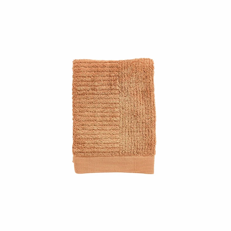 Zone Denmark Handtuch Classic Mandarine, 100% Baumwolle, Orange, 50 x 70 cm, 33429