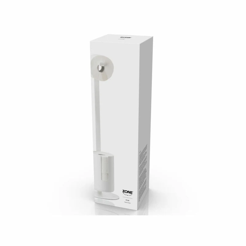Zone Denmark Toilettenpapierhalter Rim White Freistehend, Aluminium, Weiß, 20 x 75 cm, 33528