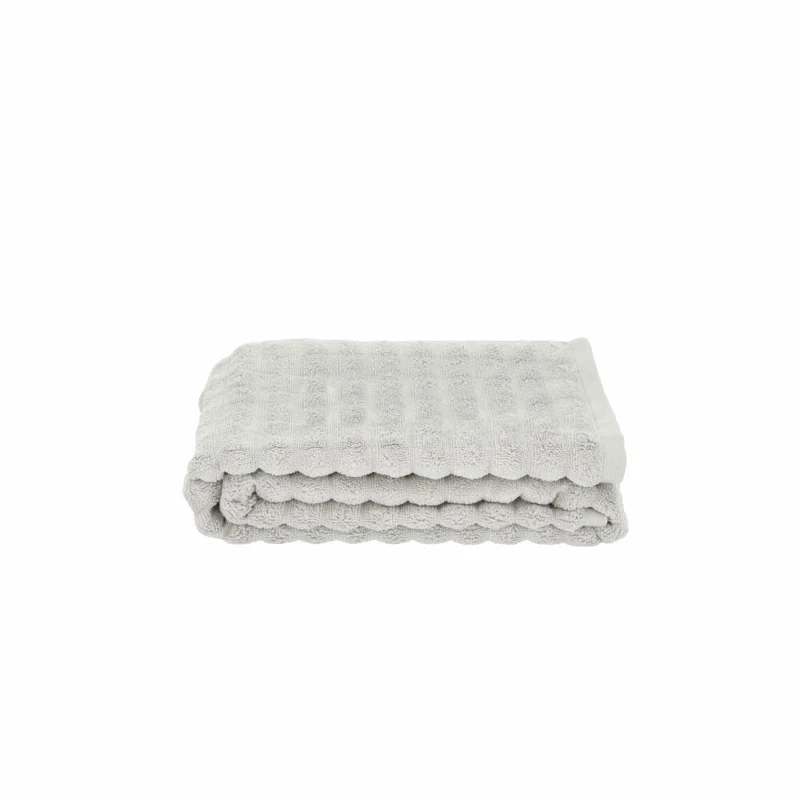 Zone Denmark Badehandtuch Inu Soft Grey, 100% Baumwolle, Grau, 70 x 140 cm, 29545