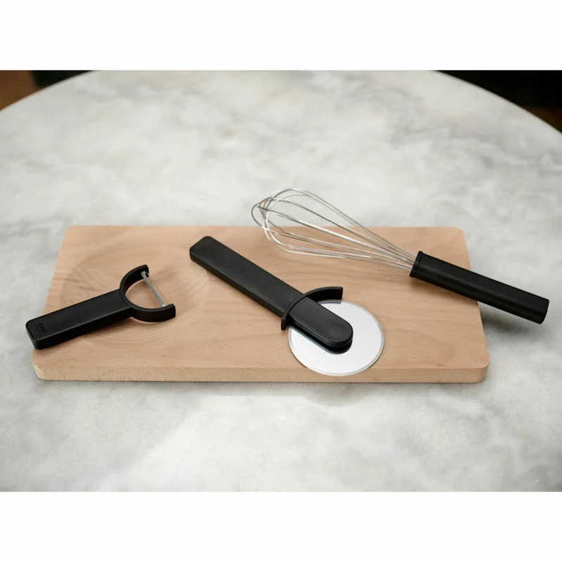 Zone Denmark Pizzarad Singles Black, PP-Kunststoff, Edelstahl, Schwarz, 20 cm, 29617