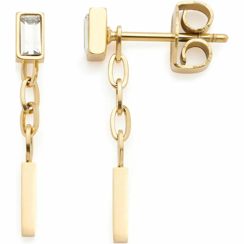Leonardo Jewels Ohrhänger gold Liora CIAO, Ohrring, Ohrschmuck, Schmuck, Edelstahl IP gold, Glassteine, 024459